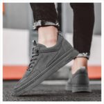 Shoes for Men 2025 Spring New Men's Shoes Construction Site Wear-Resistant Lightweight Sneakers Korean Style Trendyy Versatile Sports and Casual formal Shoes - Image 4