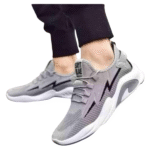 Men's comfortable jogging shoes fashion running shoes casual shoes comfortable sneakers mesh fly woven men's sports shoes wholesale - Image 2