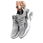 Men's comfortable jogging shoes fashion running shoes casual shoes comfortable sneakers mesh fly woven men's sports shoes wholesale - Image 3