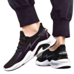 Men's comfortable smart shoes fashion running shoes casual shoes comfortable sneakers mesh fly woven men's sports shoes wholesale - Image 3