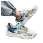 Best comfortable walking shoes for Men's New Spring and Summer Mesh Breathable Trendy Casual Shoes Student Thick Sole Height Increasing Low-top Running Shoes - Image 2