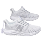 Men's Mesh Breathable Splicing Soft Bottom Running Shoes New Style Leisure Sports Air Cushion Lace-Up for Spring Travel - Image 4